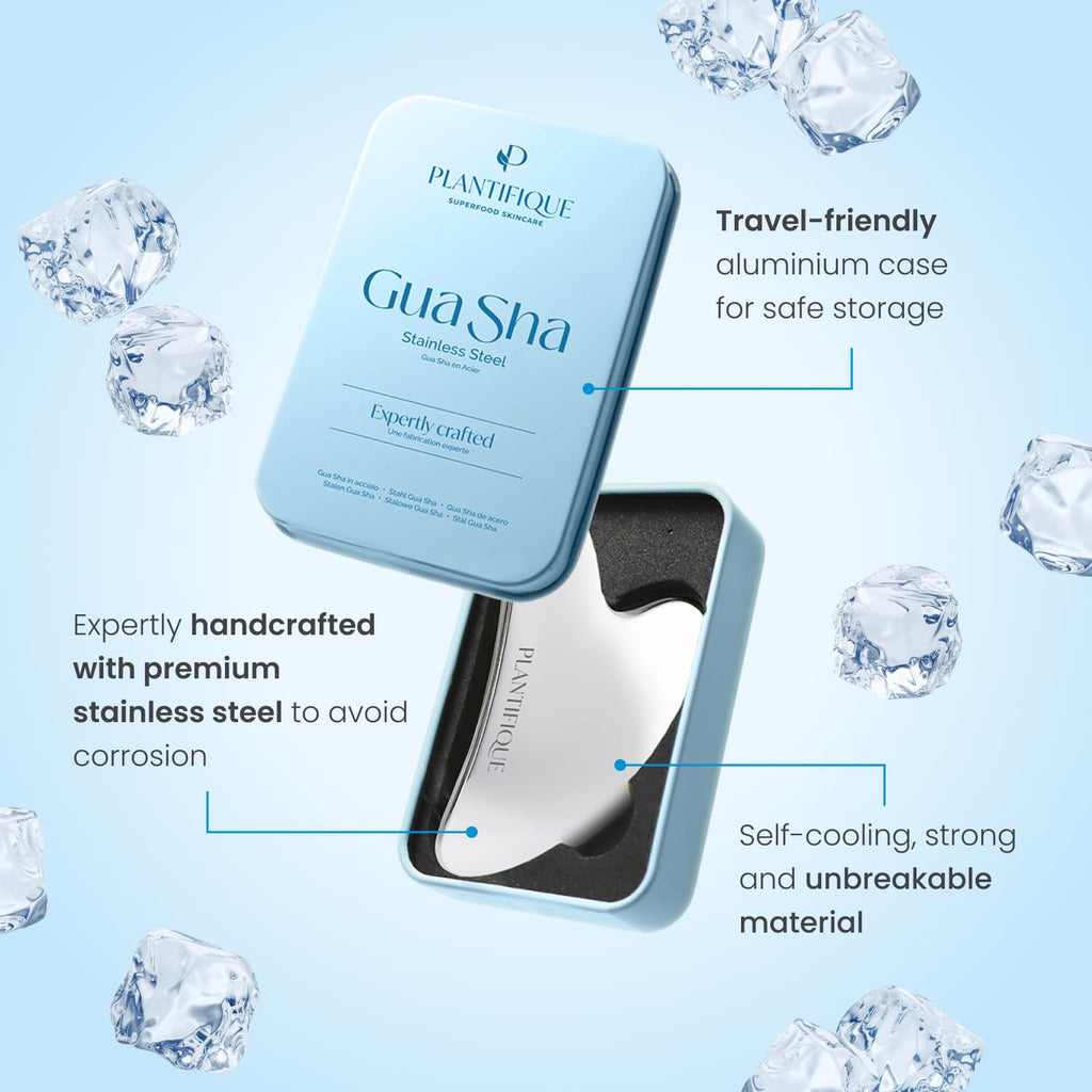 Jade Roller & Gua Sha Set – Real Jade Facial Massager