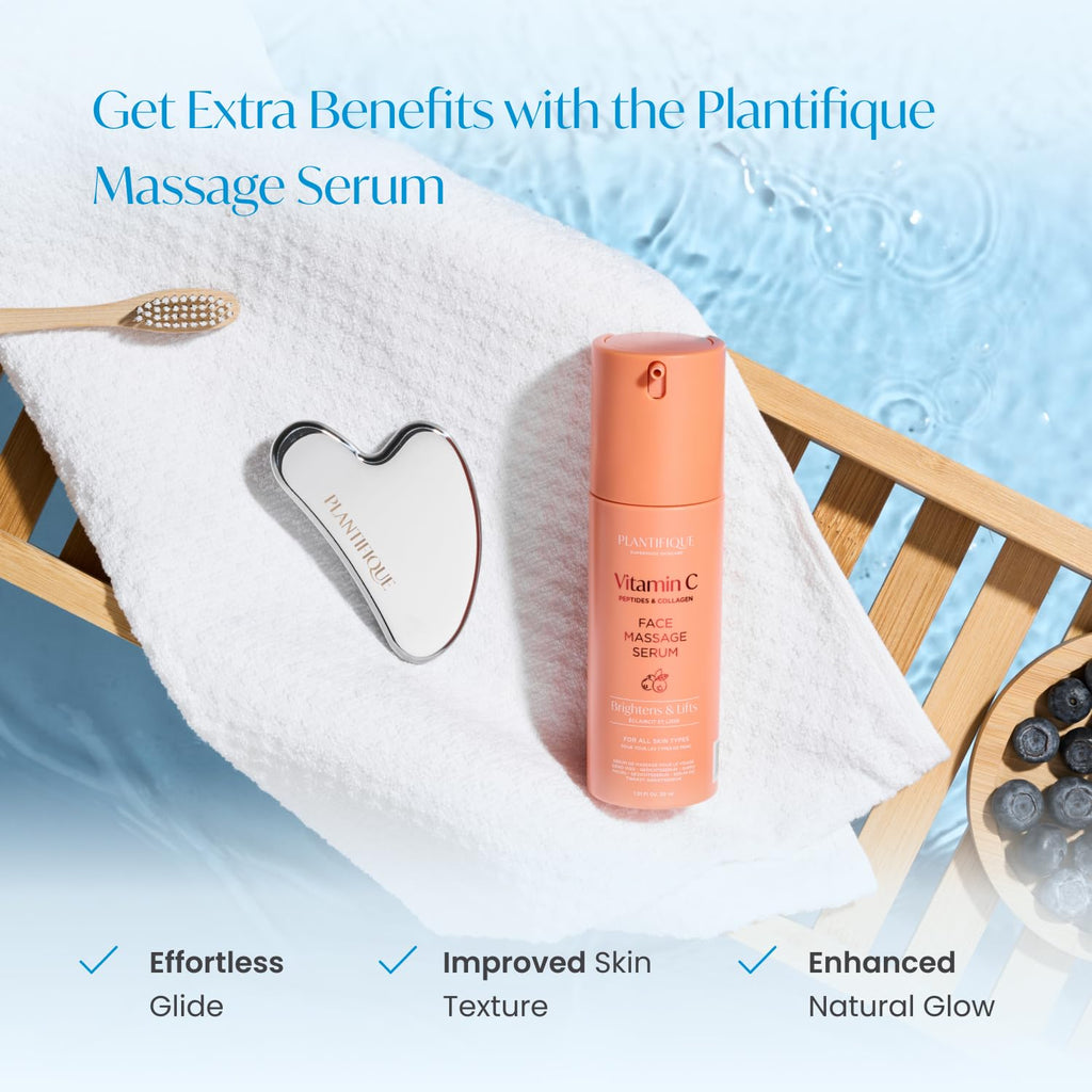 Jade Roller & Gua Sha Set – Real Jade Facial Massager